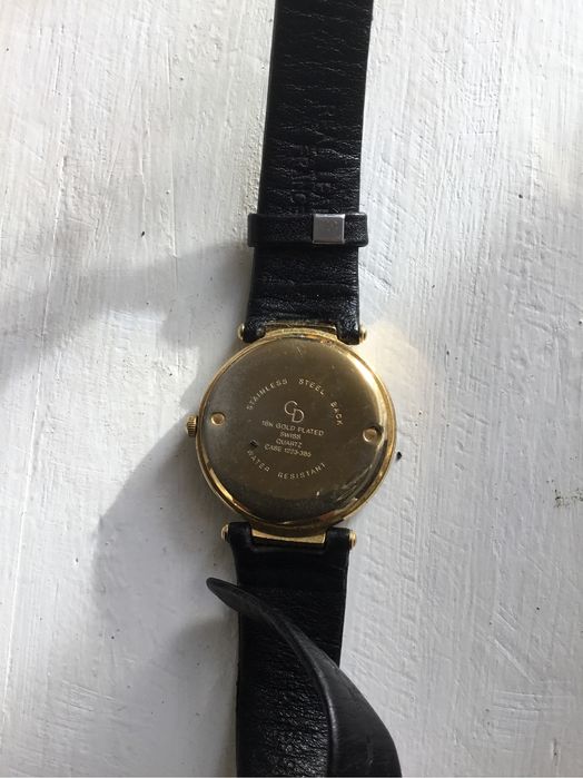 Relogio 18k gold plated