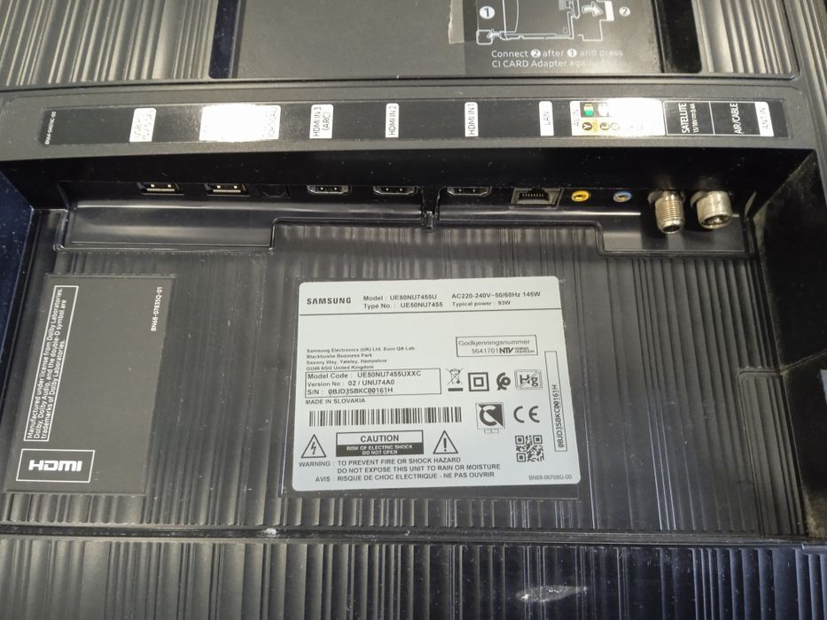 Televisão Samsung UE50NU7455UXXC
