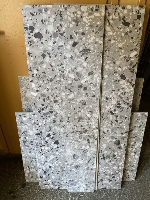 5 x Płytki terrazzo, lastryko, szare Casalgrande Padana KOMPLET