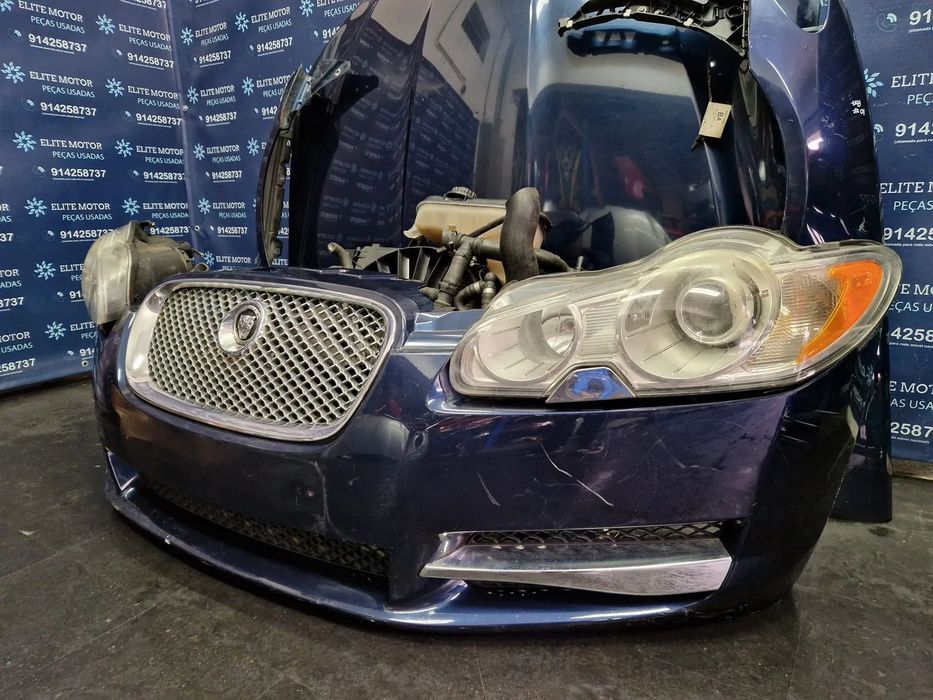 Frente completa usada JAGUAR XF X250 2.7D parachoques guardalamas