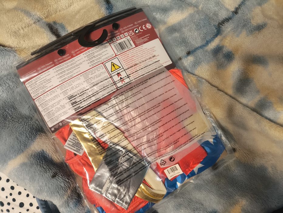 Kostium strój przebranie na bal sukienka wonder woman DC 104 110