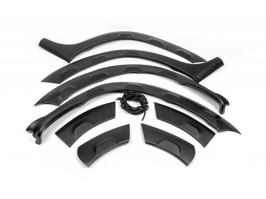 Renault Duster 2008-2017 Розширювачі арок з виступами (8 шт, ABS)