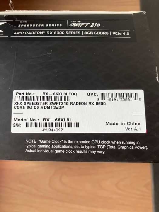 XFX AMD Radeon RX 6600