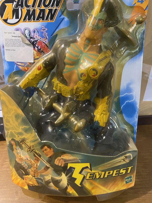 Action Man Tempest 2001 Hasbro ainda na embalagem