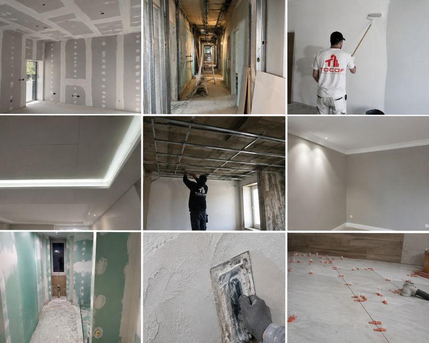 TOCOF - Remodelações | Divisórias | Pintura | Pladur | Orçamento Grátis | Lisboa e Margem Sul