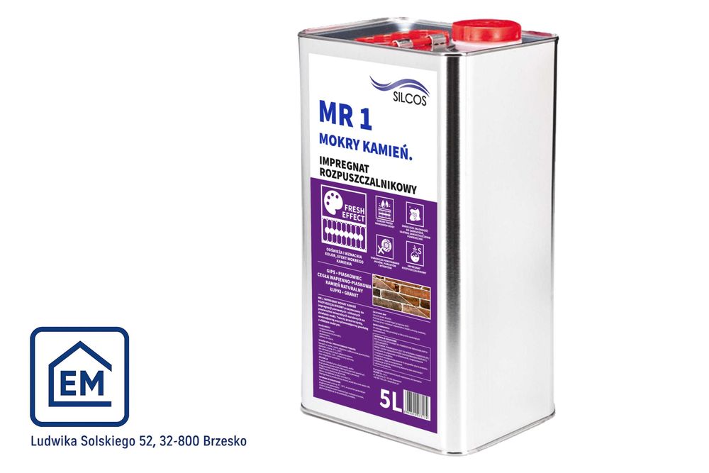 Impregnat rozpuszczalnikowy - MR 2 - DO KAMIENIA I KOSTKI