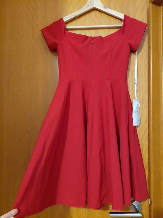 Vestido de Festa Borgonha