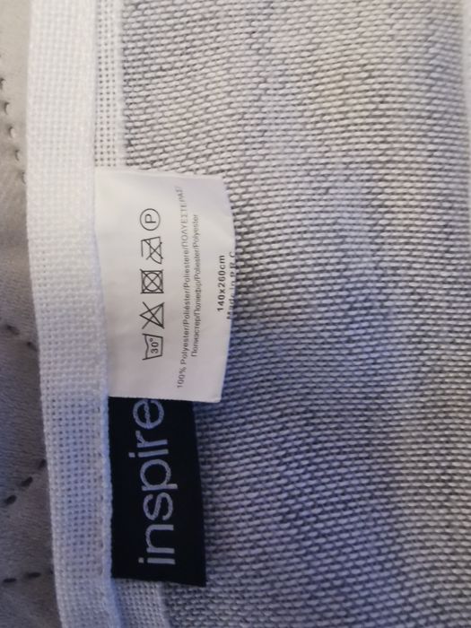 Zasłony na przelotkach 2 sztuki 140/260