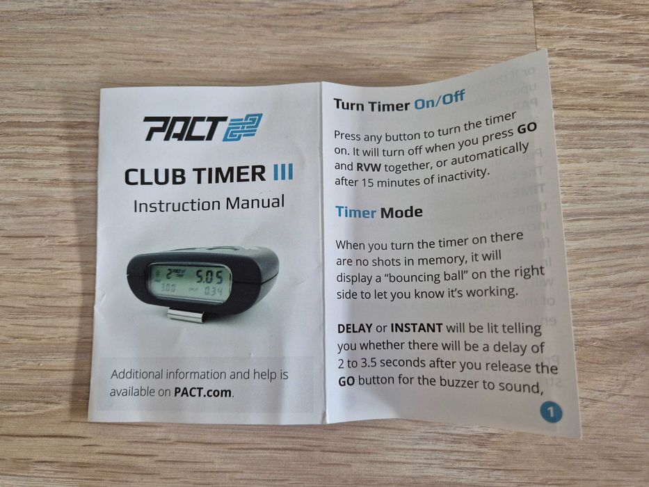 Pact Club Timer III Timer Strzelecki