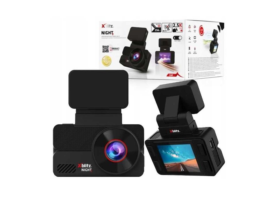 Wideorejestrator Xblitz Night 2 z trybem nocnym ! 2,5K  Wi-Fi