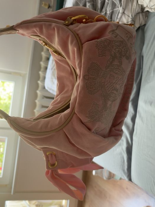 Juicy Couture Medium Hobo różowa torebka