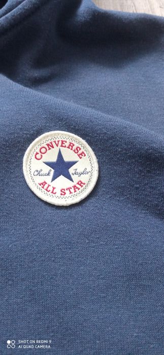 Granatowa bluza z kapturem Converse r. XS/34