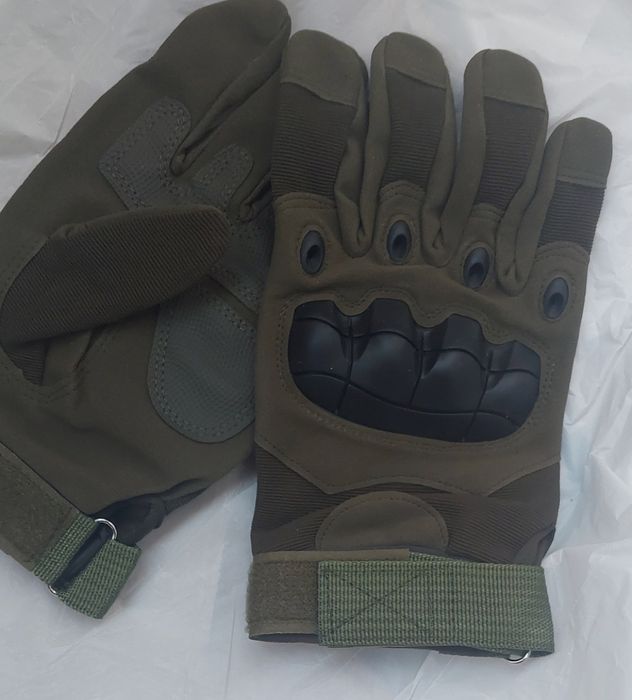 Нові армійські тактичні рукавички з ударними вставками,повнопалі!