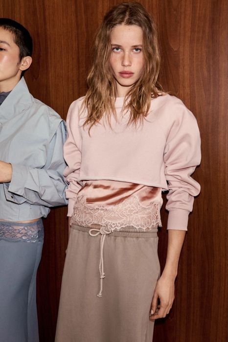 Свитшот с кружевом Zara