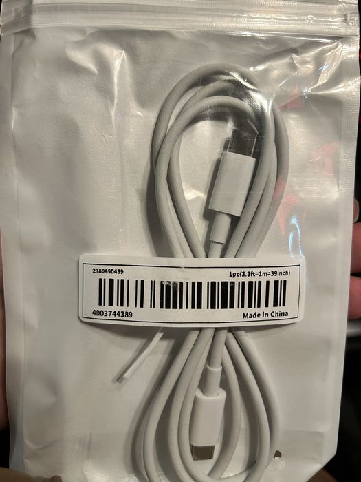 Кабель type-c type-c 1m