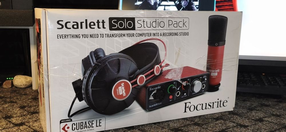 Новий Focusrite Scarlet Solo Studio Pack