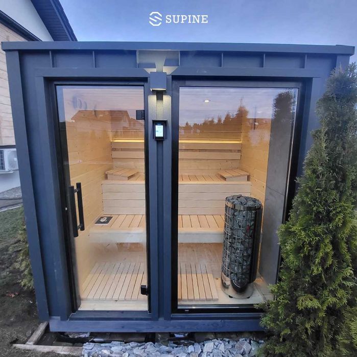 Sauna ogrodowa Olaf 235 cm x 175 cm