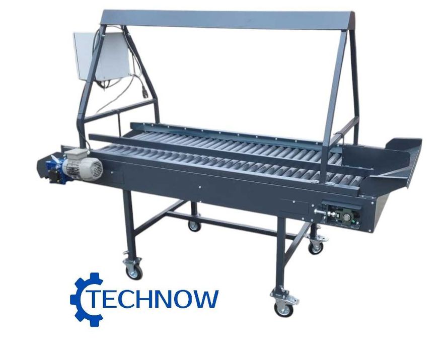 Stół selekcyjny rolkowy do warzyw