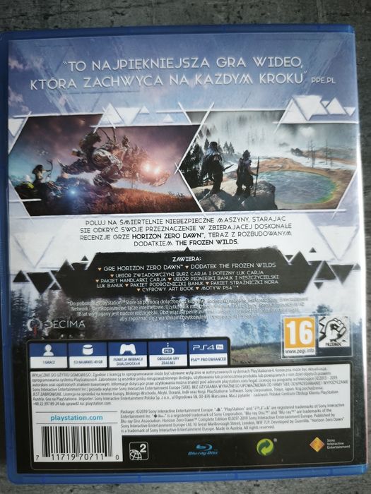 PS4 Horizon Zero Dawn pl Complete Edition możliwa zamiana