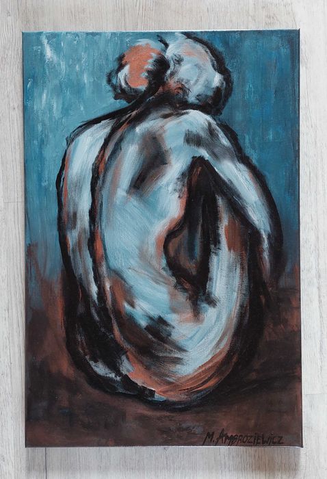 Obraz akrylowy Akt nowoczesny abstrakcja loft