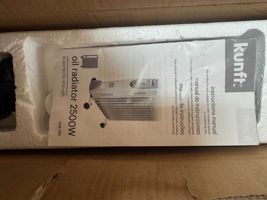 Aquecedor a óleo Kunft - 2500W