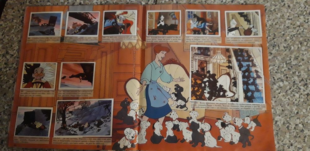 Caderneta Antiga Os 101 Dálmatas