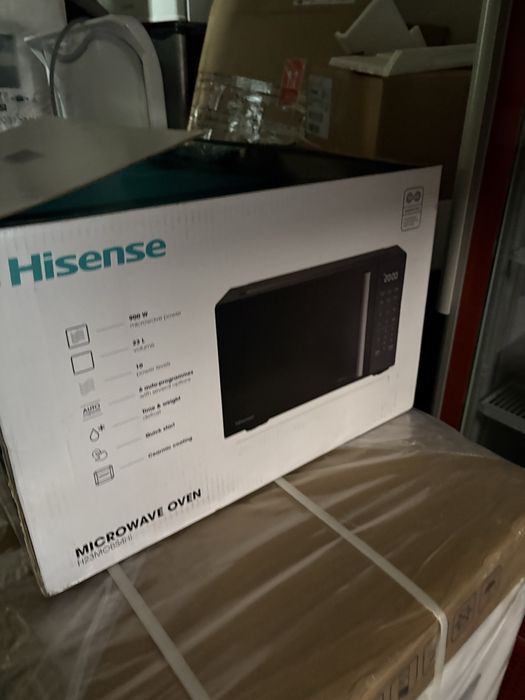 NOWA | Kuchenka mikrofalowa 1000W średnica 28.5cm pojemność 23L Czarny