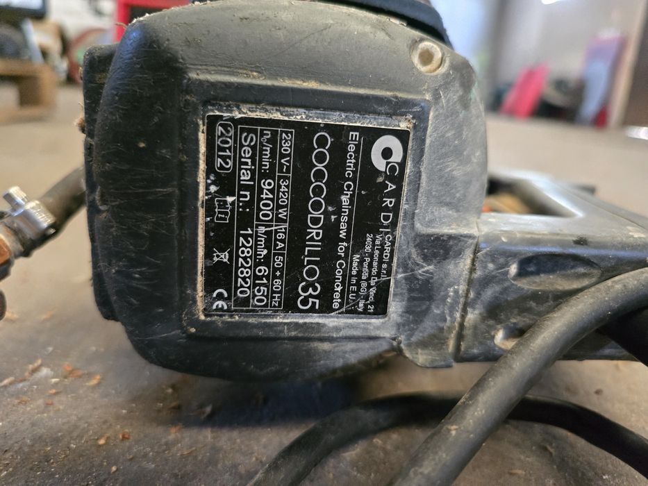 Motosserra elétrica para concreto Cardi Coccodrillo 35