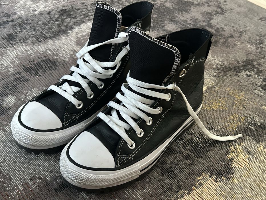 Кеды converce кожа зима