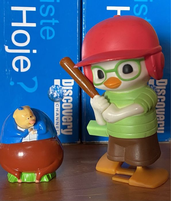 Bonecos brindes Kinder, coleção “CHICKEN LITTLE”