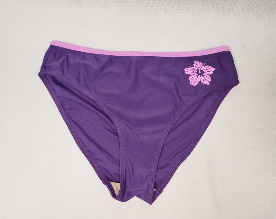 Majtki kąpielowe 36 fioletowe z wysokim stanem STD0166 LA REDOUTE