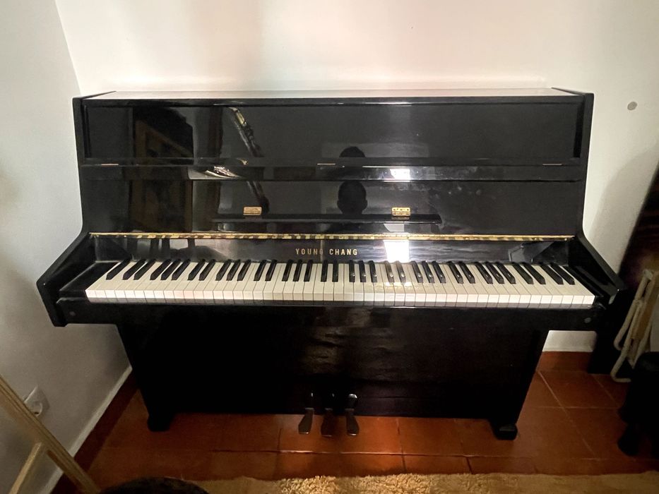 Piano Young Chang Preto brilhante