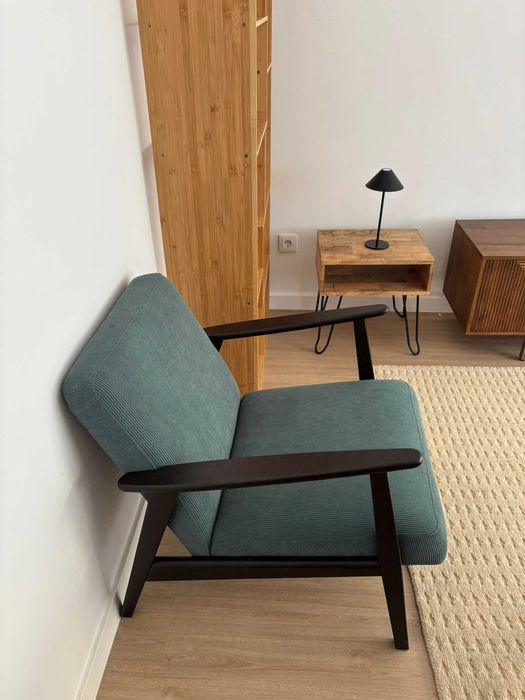 1 EKENÄSET Poltrona, Kelinge turquesa acinzentado NOVA