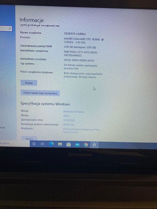 Fajny Laptop Lenovo ( ZAMIANA )