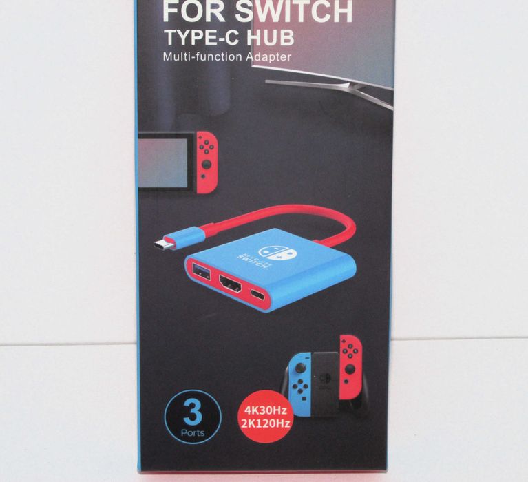 Dock Station Portatil Usb-C para Nintendo Switch Novo/Selado