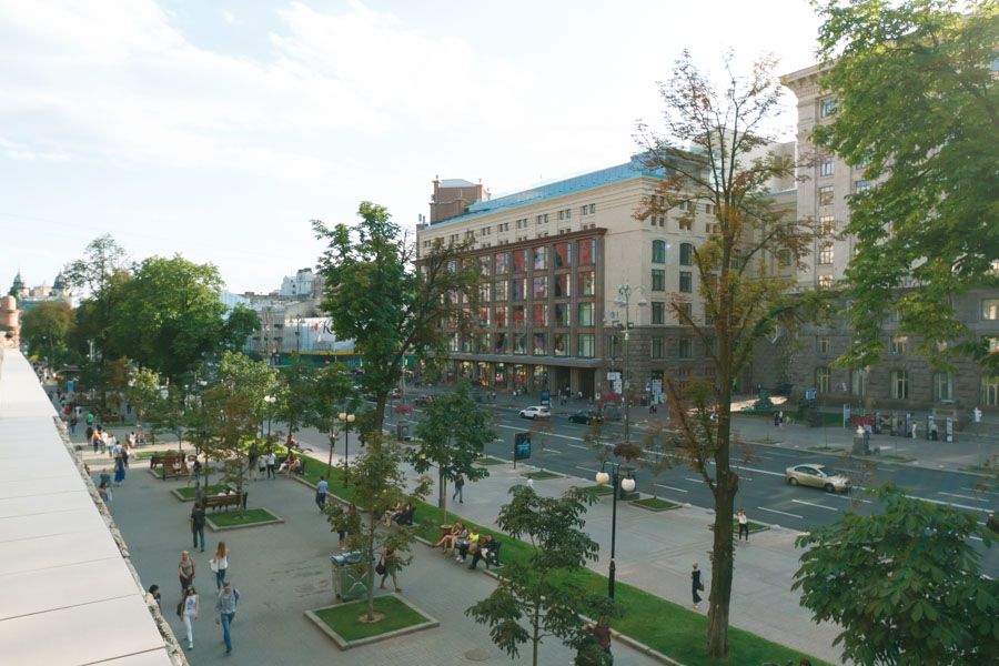 3к Крещатик 21, метро Хрещатик, Майдан, з терасою