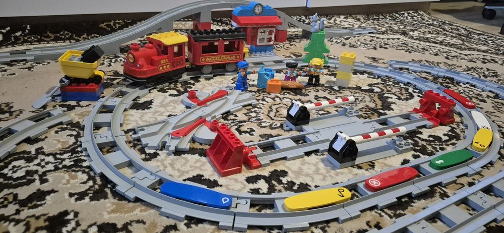 Lego Duplo  Потяг. Залізнична дорога. 3 в 1( 10874+ 10872+10882)