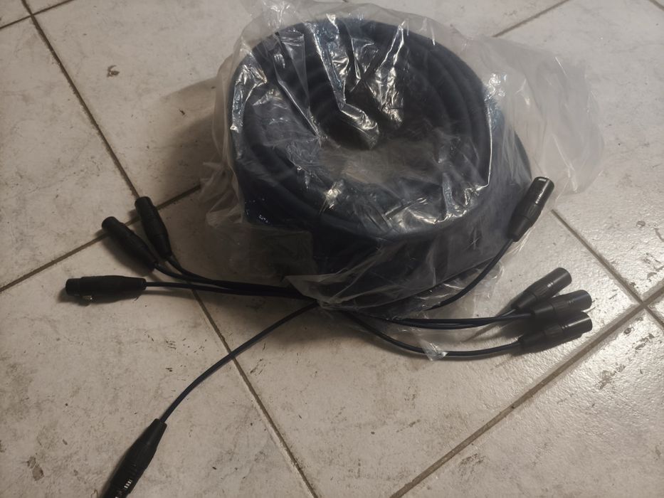 Multicore / multipar/ malha de 4 canais para audio