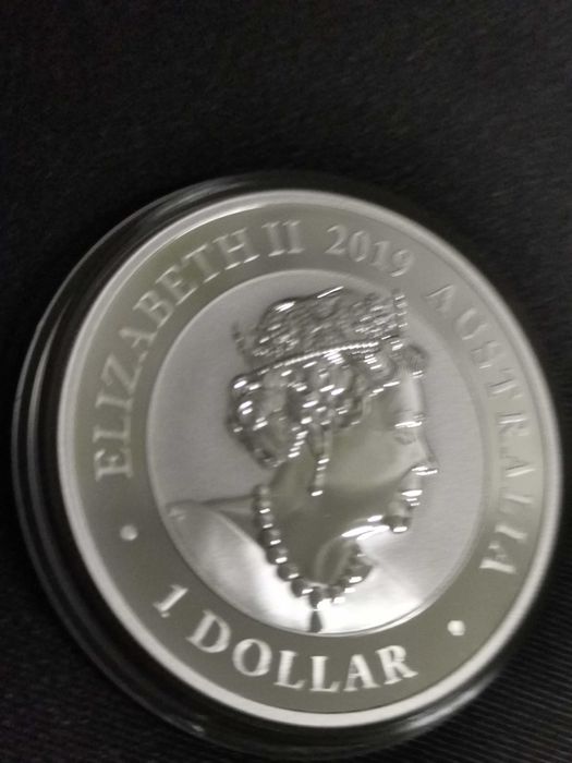 1 доллар серебро Австралия 2019 птицы.