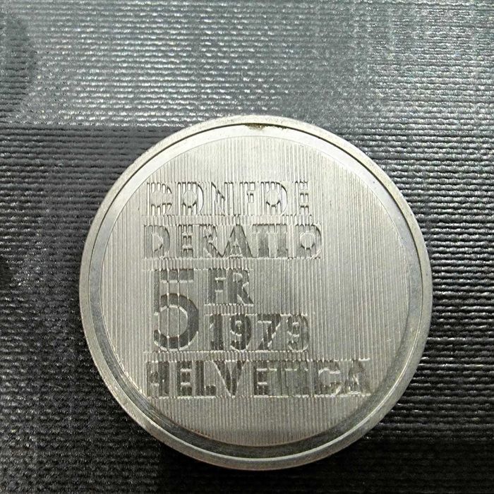 Moedas Comemorativas Suiças : Conjunto  de 6 moedas de 5 francos"