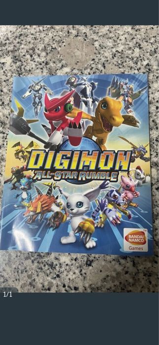 Manual jogo Ps3 Digimon All-Star Rumble