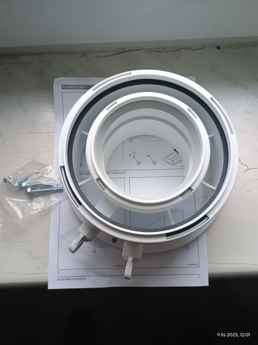 Adapter do komina 125 na 80 Junkers Bosch