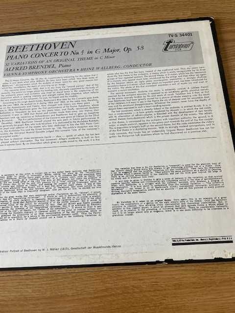 vinil Beethoven Piano Concerto No. 4 in G Major, Op. 58