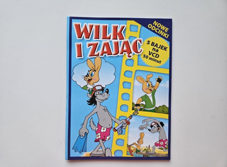 2 płyty "Wilk I Zając" kultowe bajki PRL. Płyta VCD.