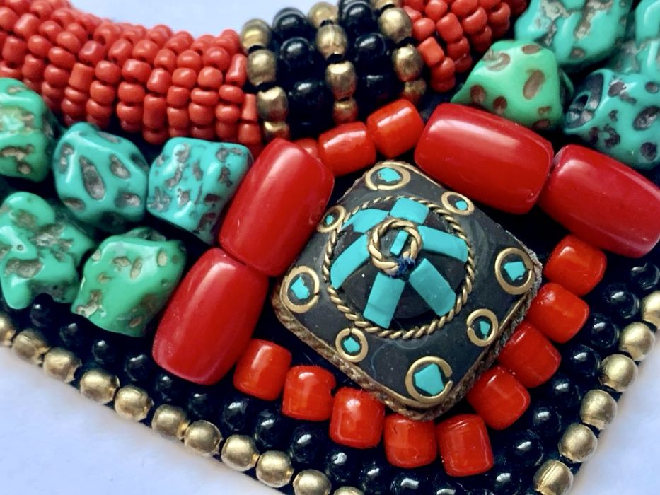 Непальское колье-ожерелье в этническом стиле