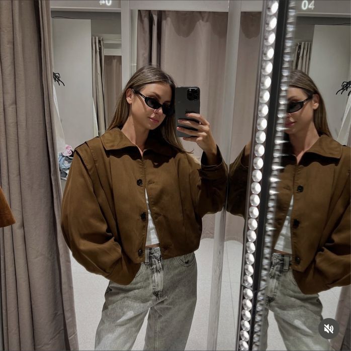 Бомбер Zara М тренч Zara