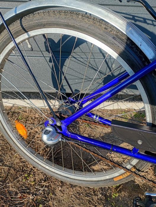 Rower składany diament jak jubilat z przerzutkami w piaście