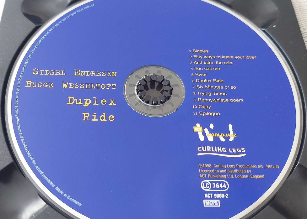 Sidsel Endresen + Bugge Wesseltoft – Duplex Ride [ACT 1998]