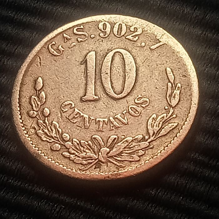 moeda prata Mexico 1893