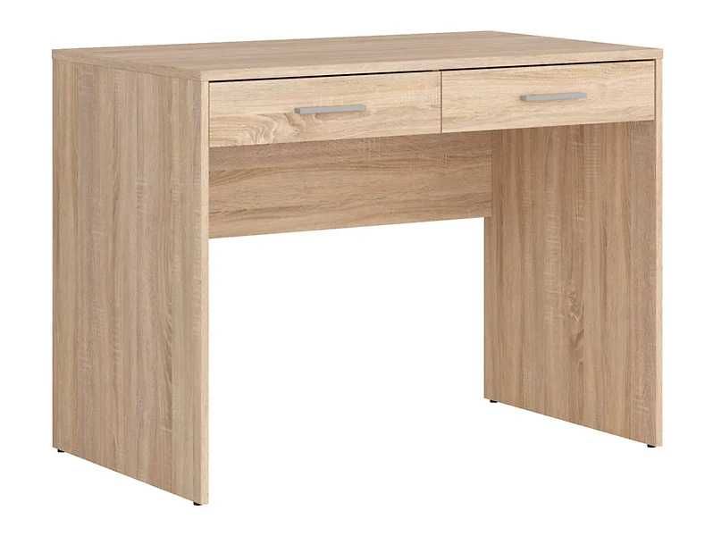 Biurko Nepo Plus 100 cm z 2 szufladami dąb sonoma